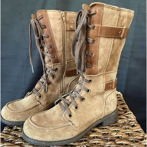 Ladies North Face mid-calf lace up boots